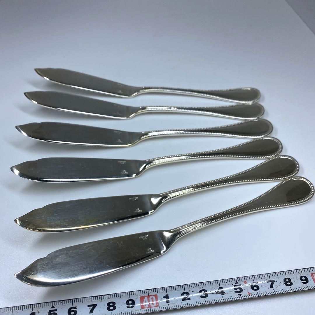 クリストフル フィッシュナイフ 333g 19.8㎝ 東な7-0106 2F