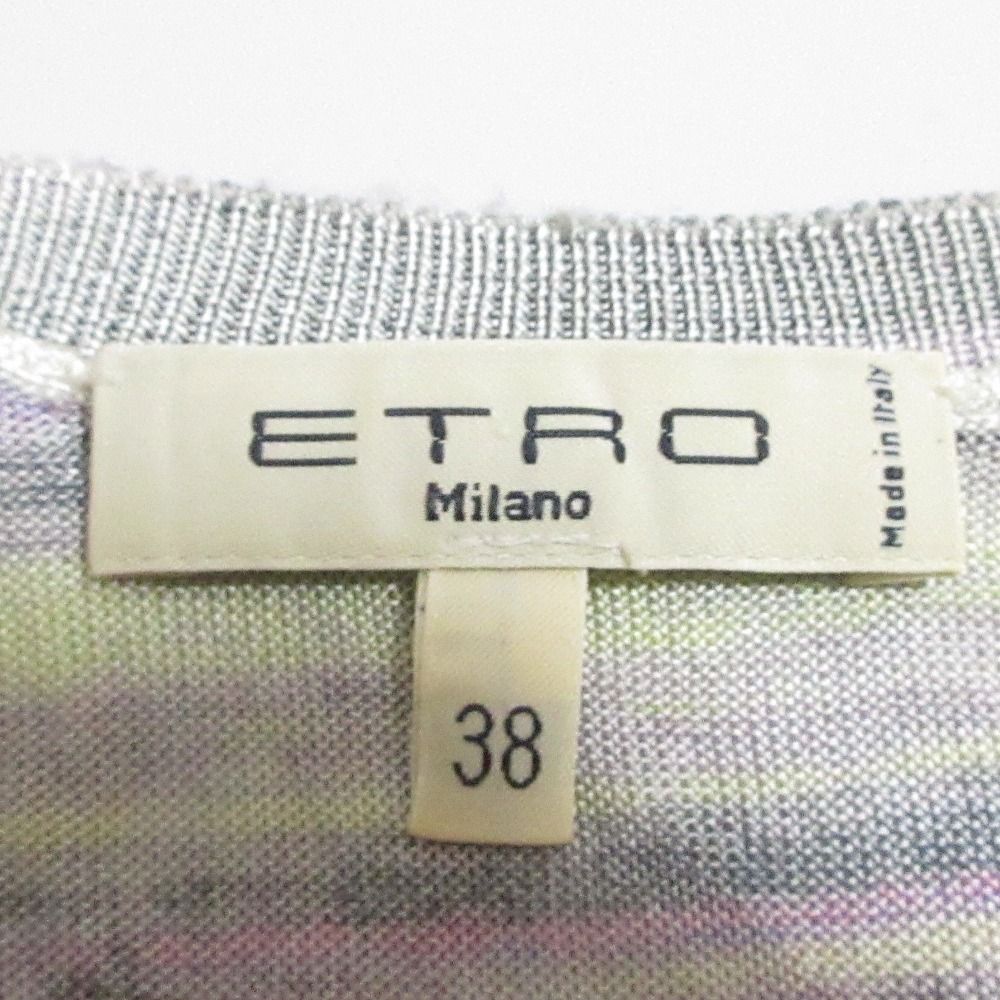 ETRO シルクと毛の長袖 サイズ44 ETRO - ETRO(エトロ) 長袖セーター サイズ44 L -の通販 by