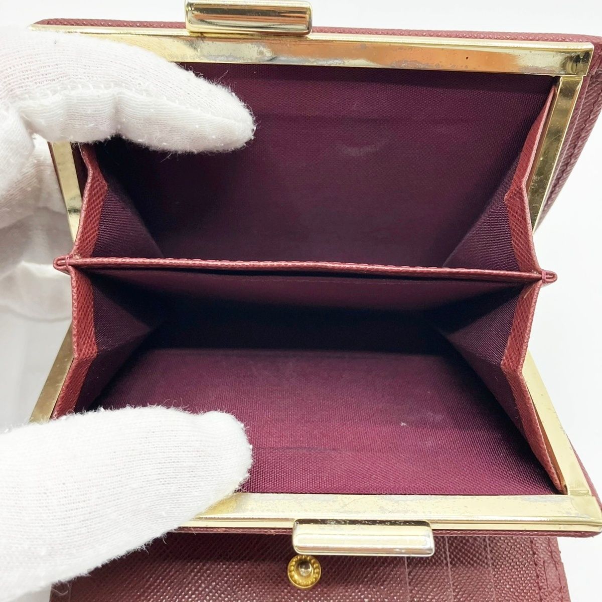 【未使用・美品】BURBERRYバーバリー二折財布　チェックキャンバス地　がま口 楽天市場】バーバリー ノバチェック シャドーホース がま口 二つ折り