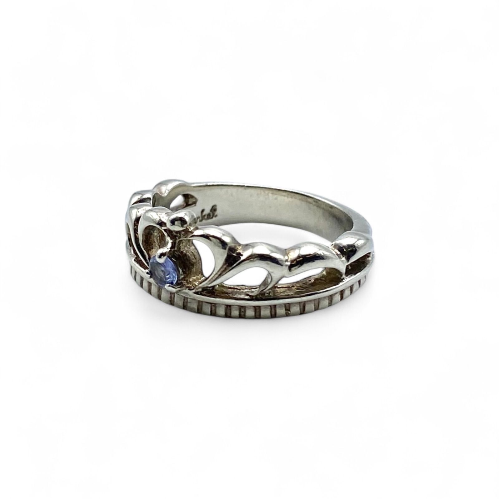 高貴な意匠】クラウン 王冠 Silver 925 刻印 00s Vintage Design Ring