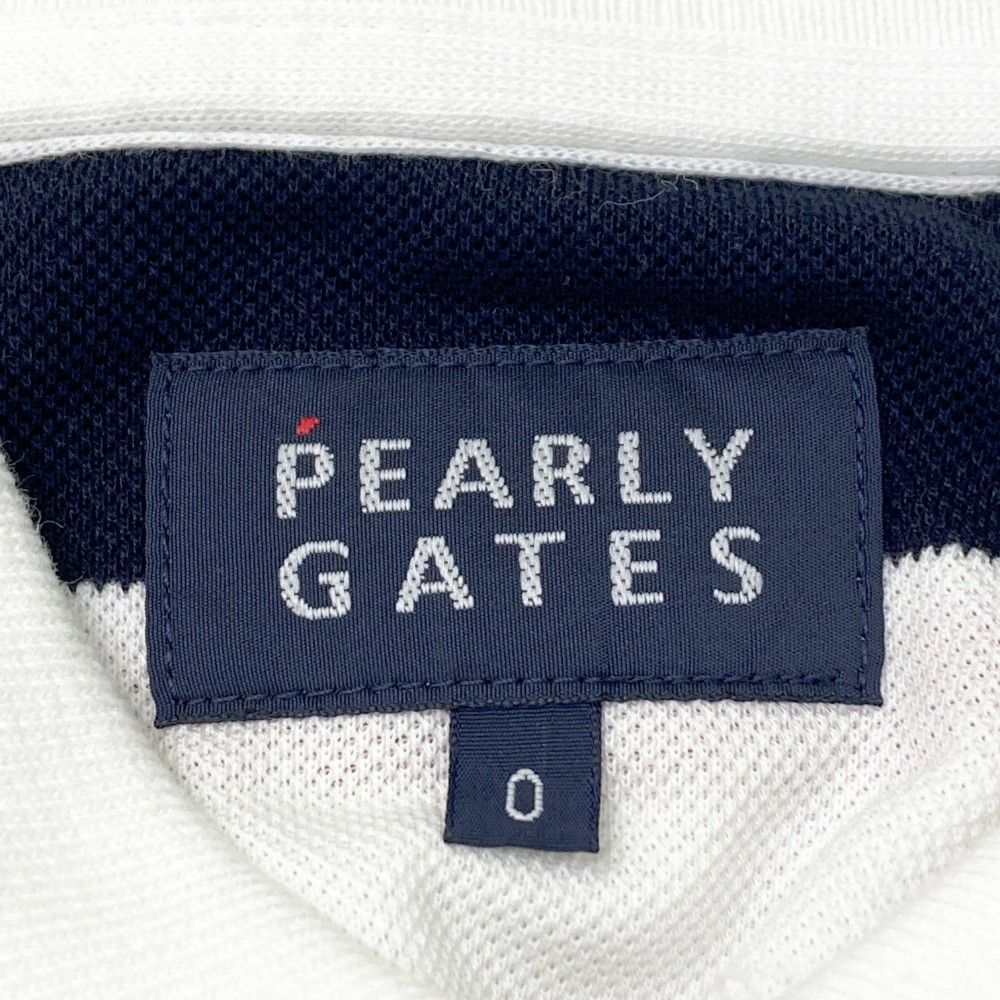 サイズ：0 PEARLY GATES パーリーゲイツ 半袖ポロシャツ ニコちゃん