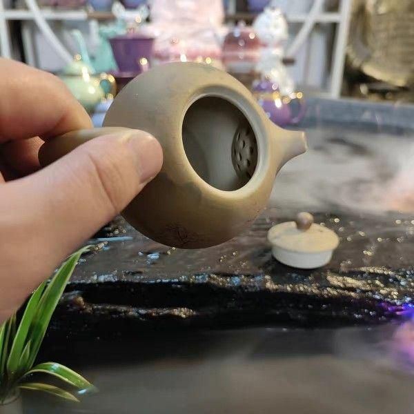 中国美術 煎茶 紫泥 茶器 在印(A738) 中国美術 煎茶 紫泥 茶器 在印(A738)