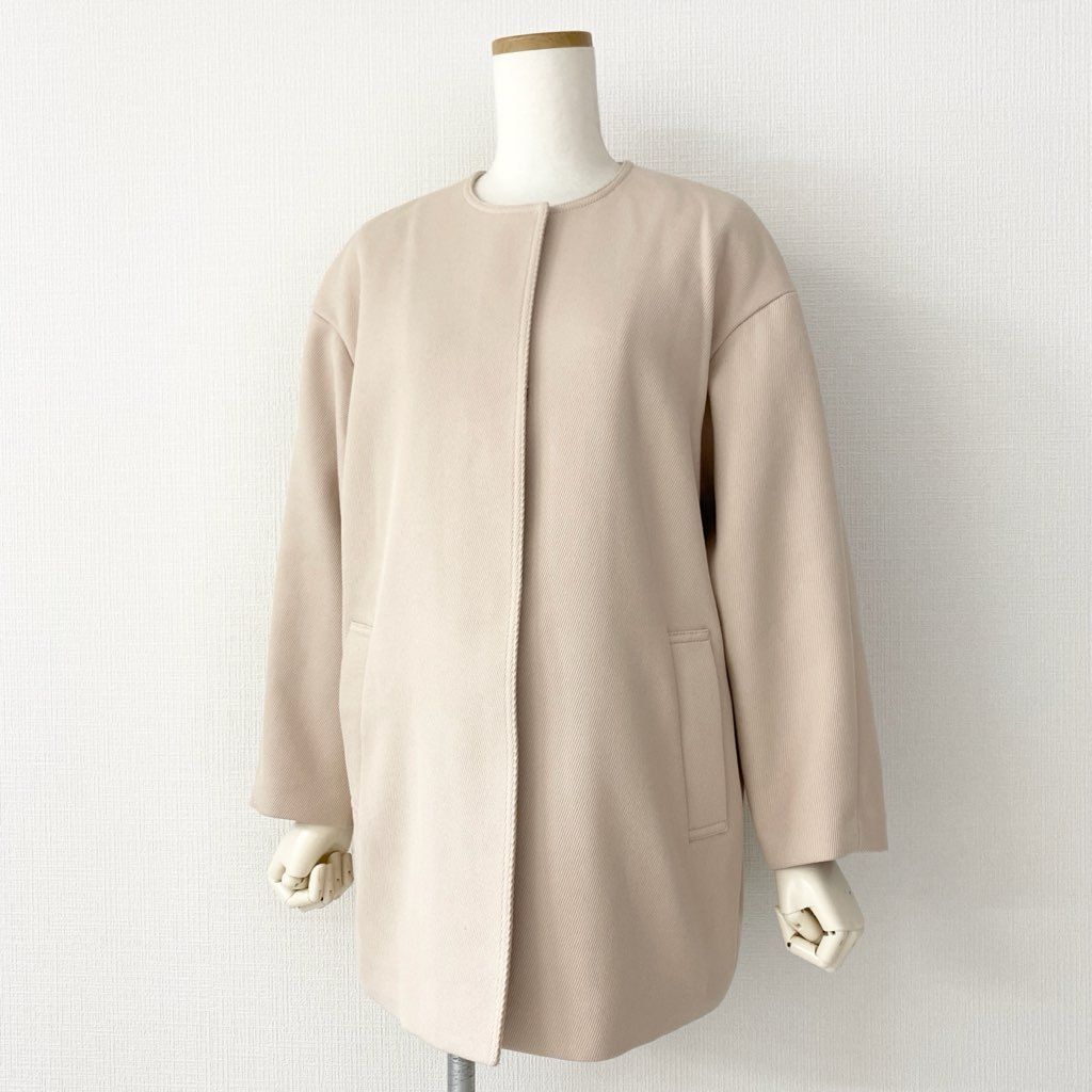 UNITED ARROWS/ユナイテッドアローズ ツイルノーカラーミドルコート