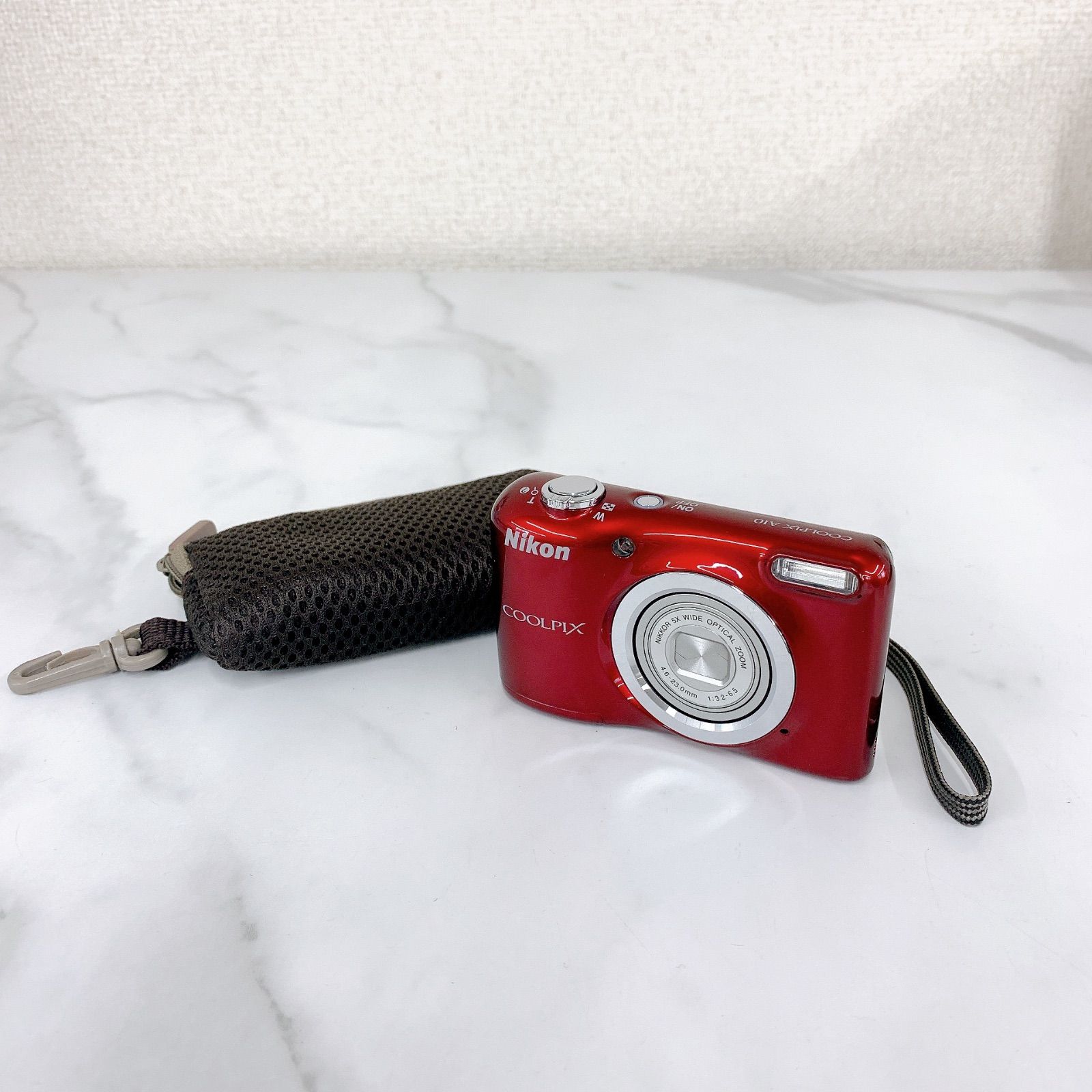 + 【通電未確認】【ジャンク品】Nikon ニコン COOLPIX A10 デジカメ 赤【カメラ】【1】