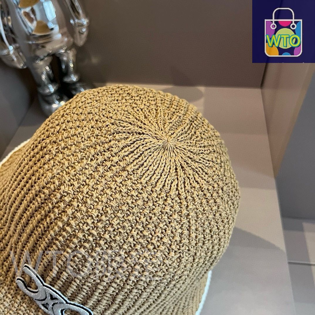 編み物バケット ハット