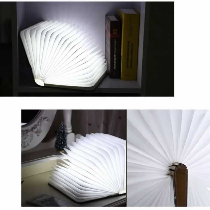 蛇腹式　LEDブックライト　木製表紙 蛇腹式 LEDブックライト 木製表紙 - メルカリ