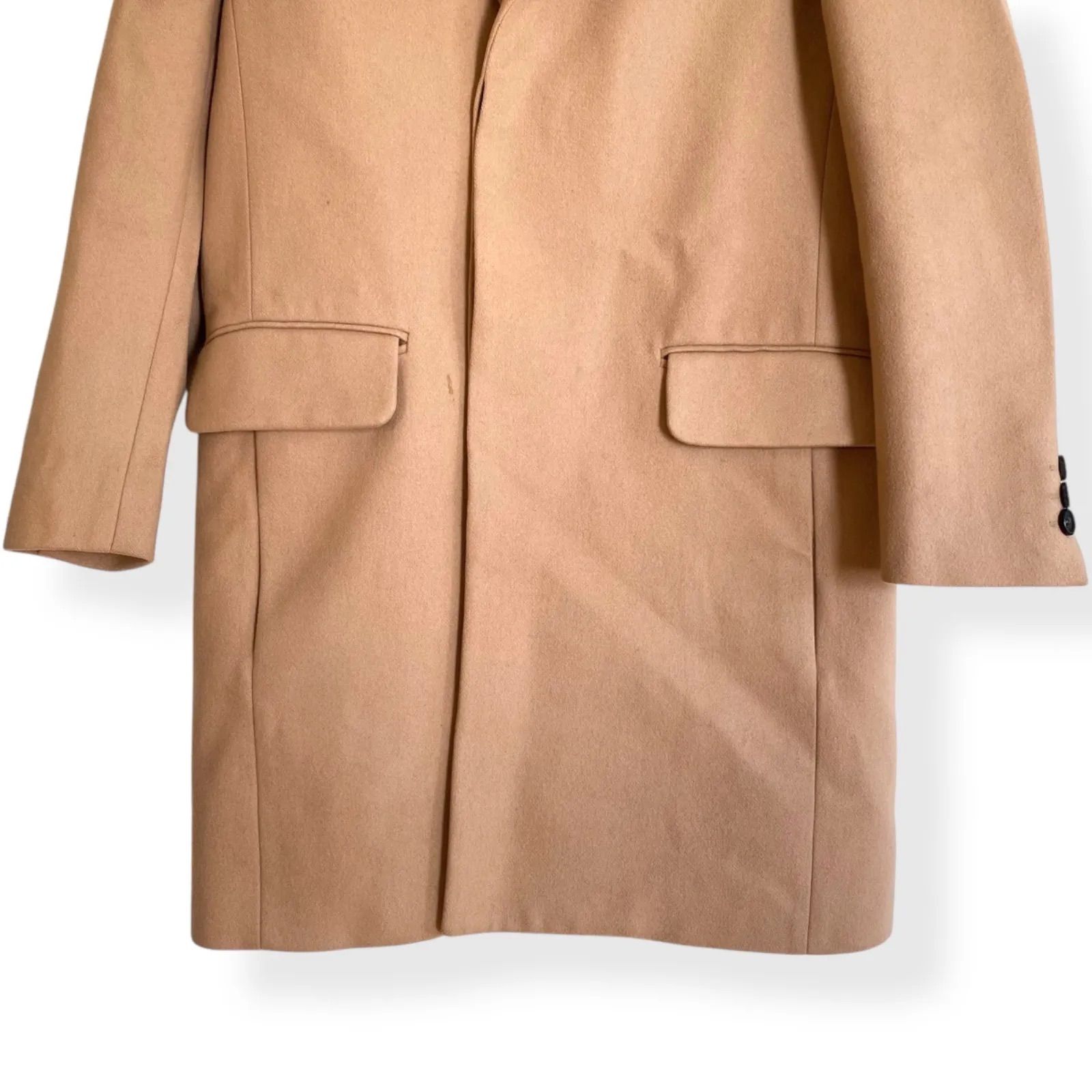 CARVEN カルヴェン ベージュ テーラードコート ロングコート ウール70