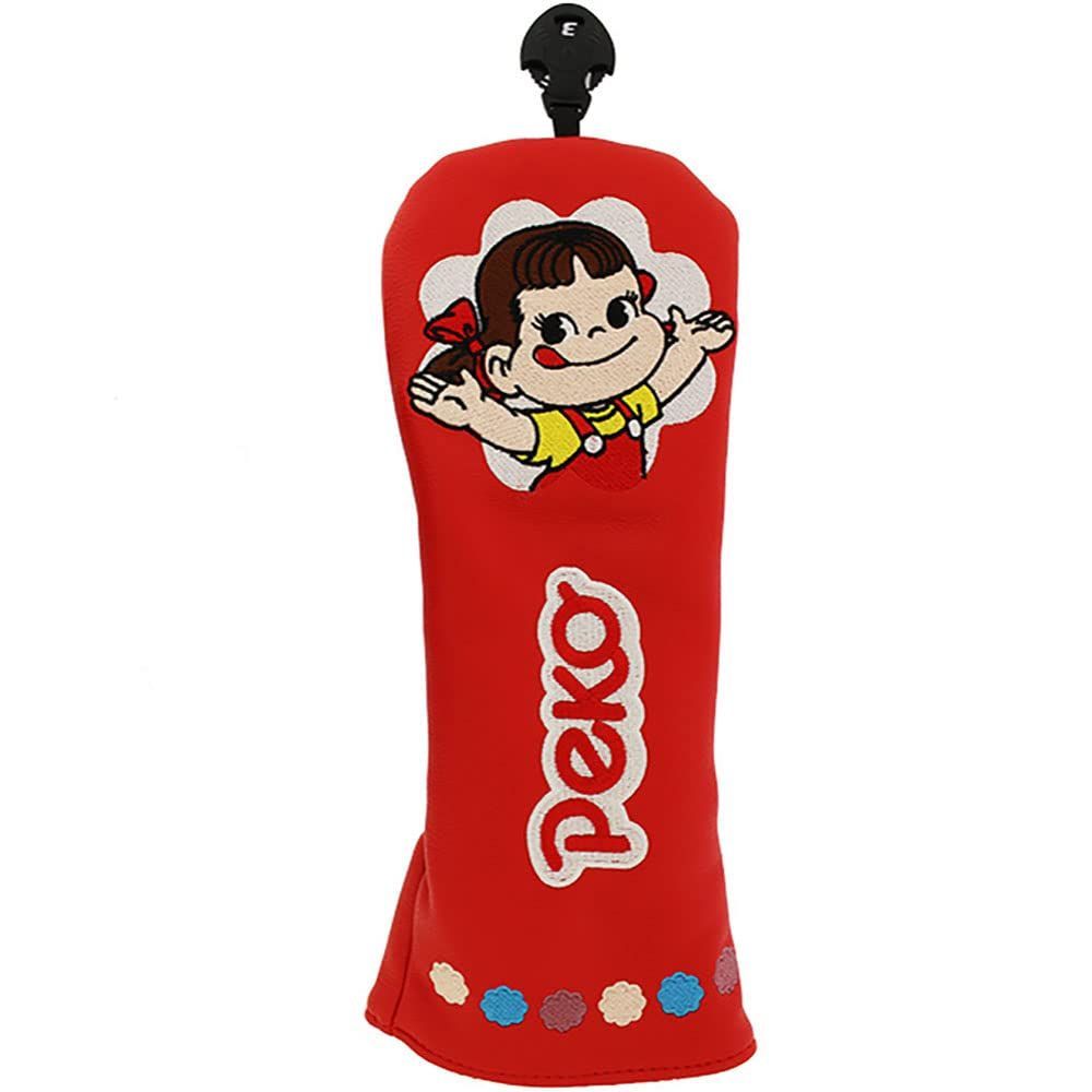 フェアウェイウッド用 ホクシン交易 ペコちゃん ヘッドカバー フェアウェイウッド用 キャットハンド OHC0008 レッド