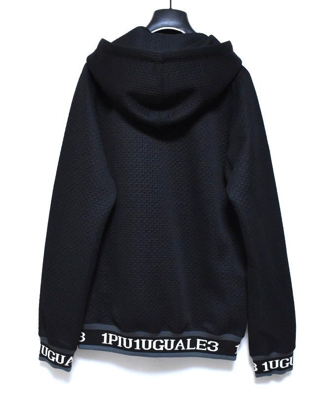 8万2500円 1piu1uguale3 SPORT リブ ロゴ パーカーAKM 【公式通販】 8万2500円 1piu1uguale3 SPORT リブ ロゴ パーカーAKM 【公式通販】