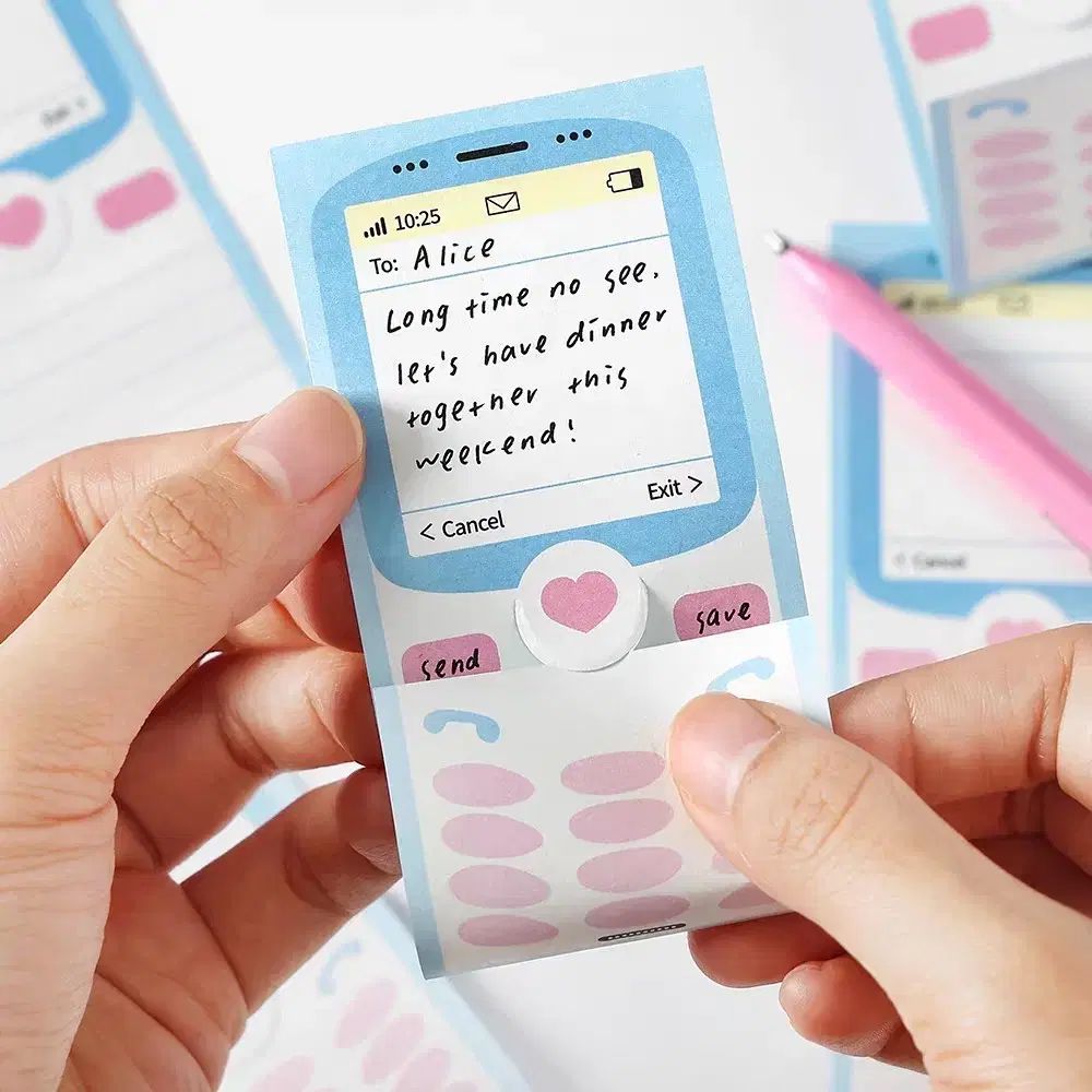 メモ用紙 フォルダホン ミュージックプレイヤー リバーシブル メモ用紙