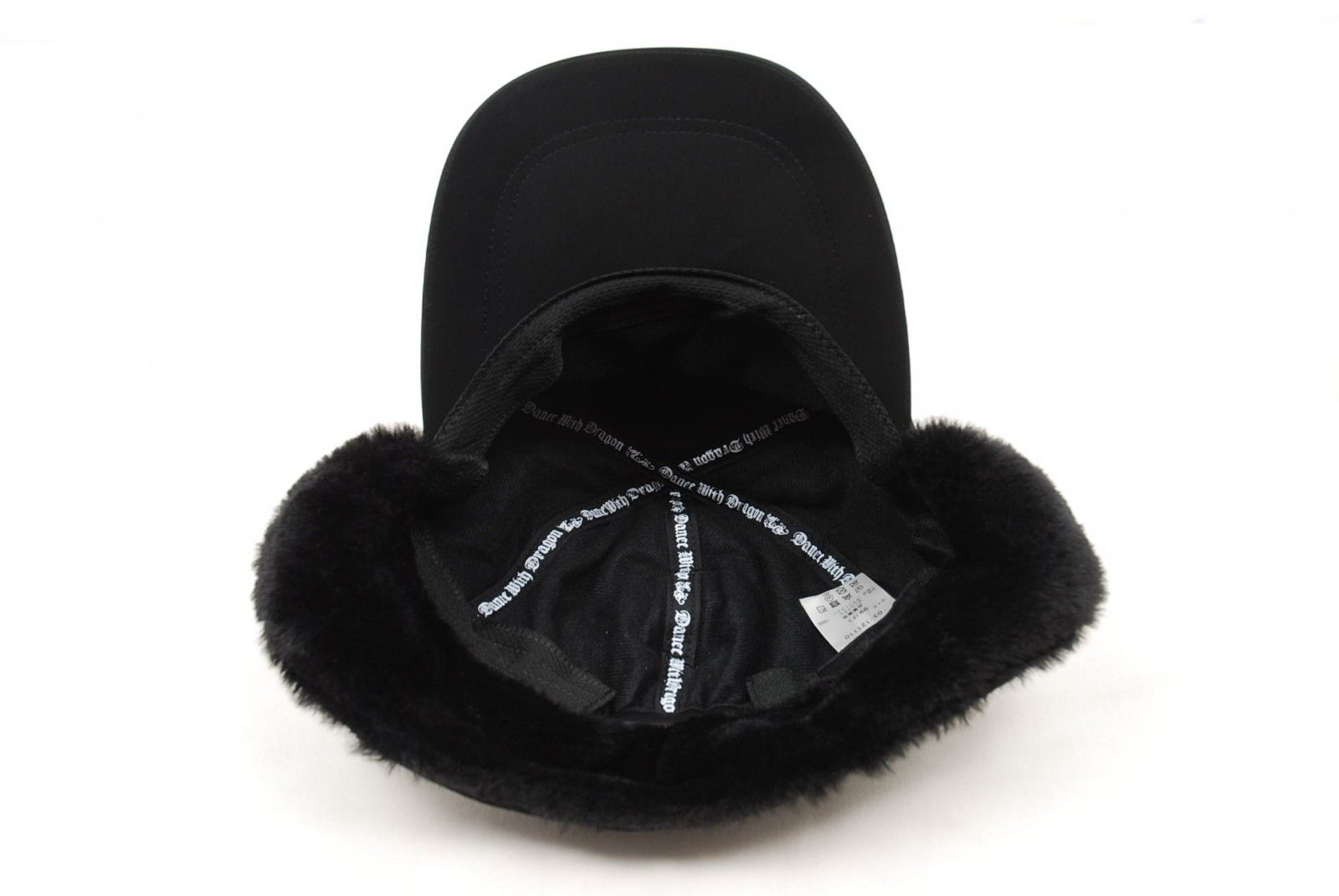 ダンスウィズドラゴン DANCE WITH DRAGON キャップ フリー ブラック 黒 タフタビジューキャップ ボンボン WHITEMONARCHHOTEL_COM