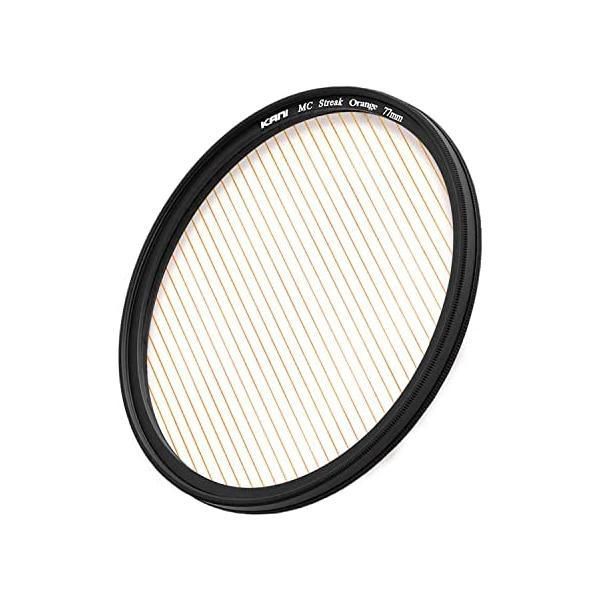 KANI ストリークオレンジ 77 mm シネマ アナモルフィックレンズ 効果 Streak Orange