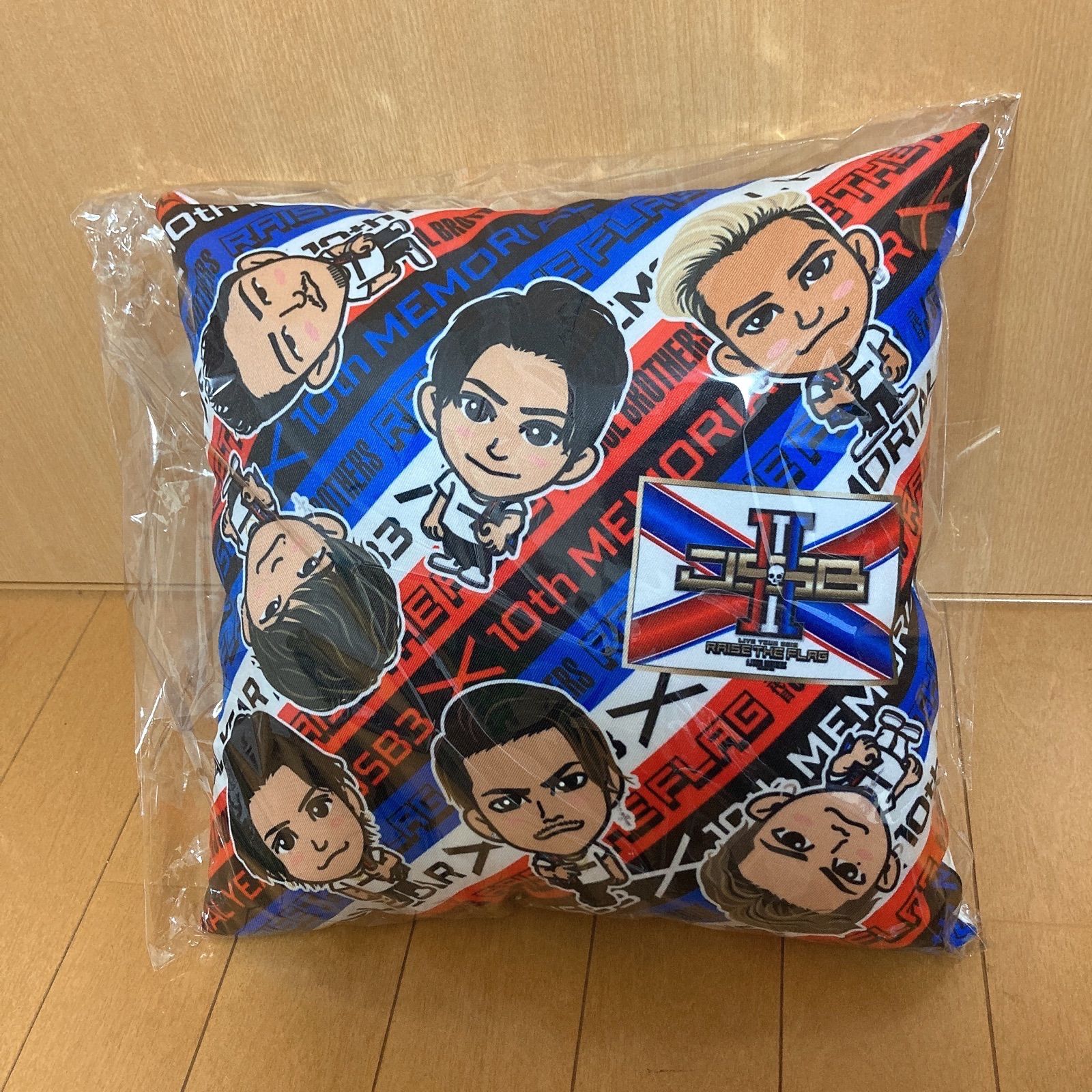 三代目10thメモリアル 集合クッション BLUE IMPACT 三代目 JSB 10周年