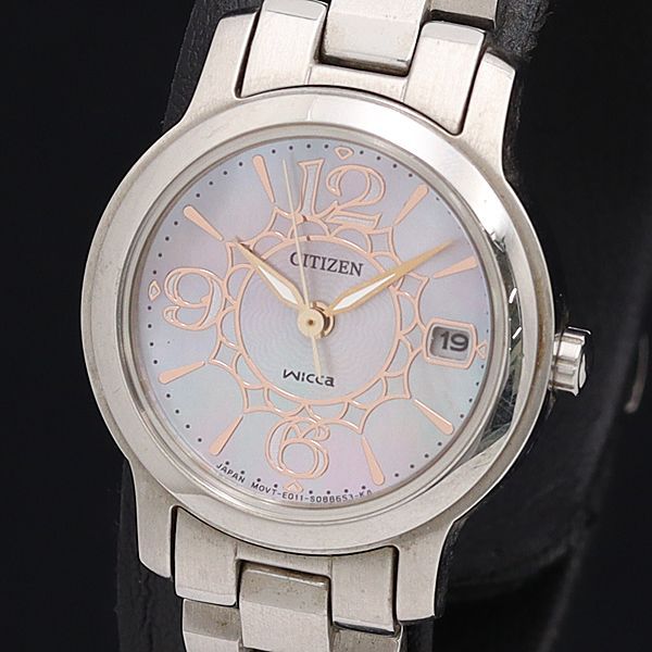 シチズン CITIZEN エコドライブ ECO-DRIVE EO11-SO67928 デイト 白文字 