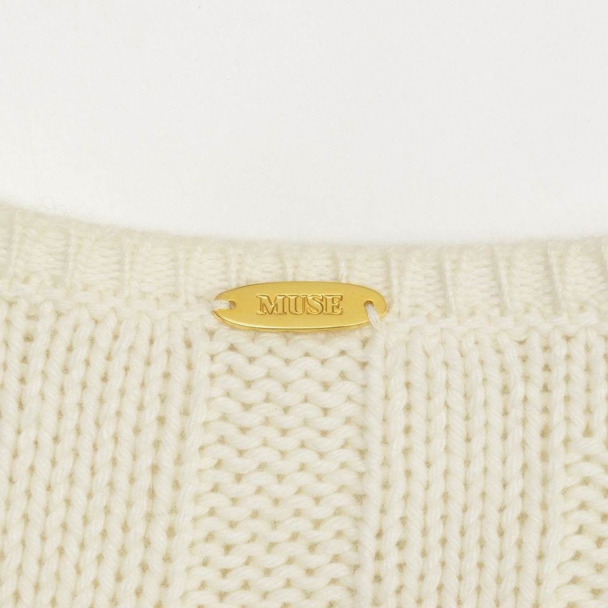 ミューズ ドゥーズィエム クラス 23AW JOYFUL ケーブルプルオーバー DEUXIEMECLASSE】23AW 23080500410030 JOYFULケーブル プルオーバー