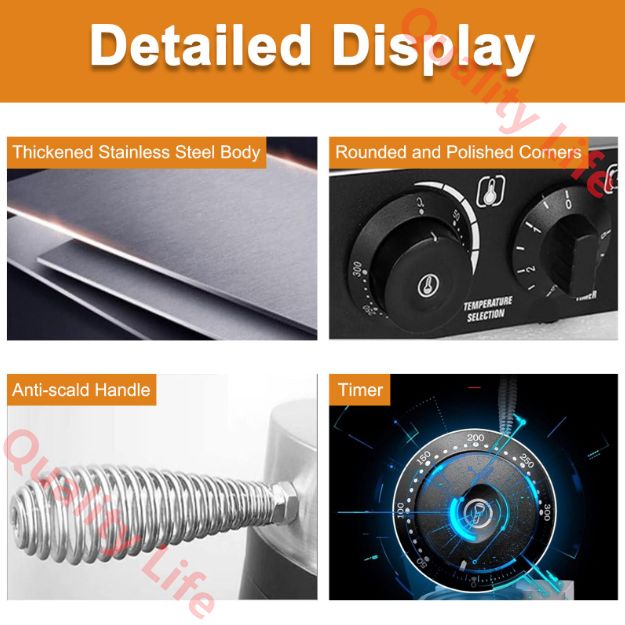 業務用ハンバーガーワッフルメーカープレス 1200W家庭用電気バーガーメーカーモールドノンスティック