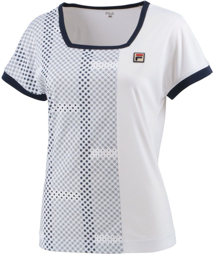 フィラ FILA テニス ゲームシャツ VL2628 01 ホワイト