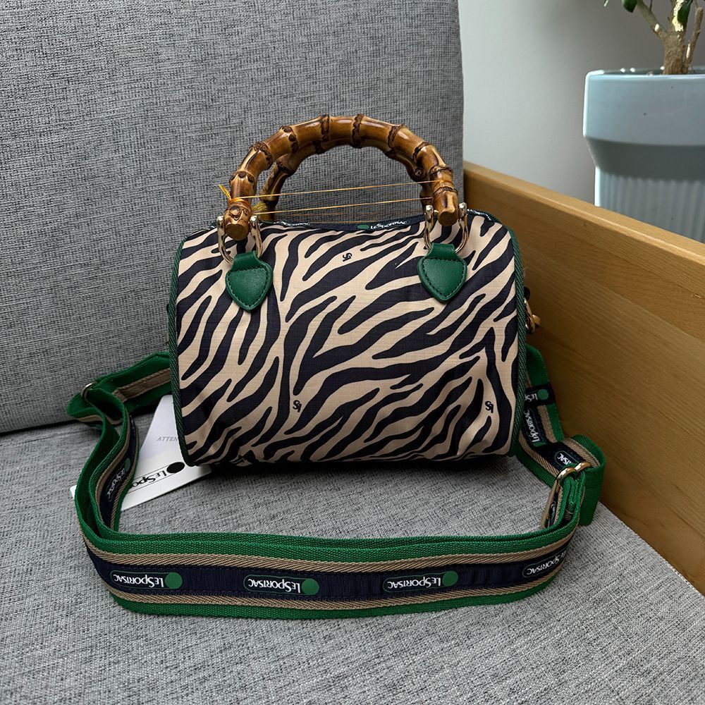 新作 LeSportsac レスポートサック ゼブラプリント クロスボディハンドバッグ 1446