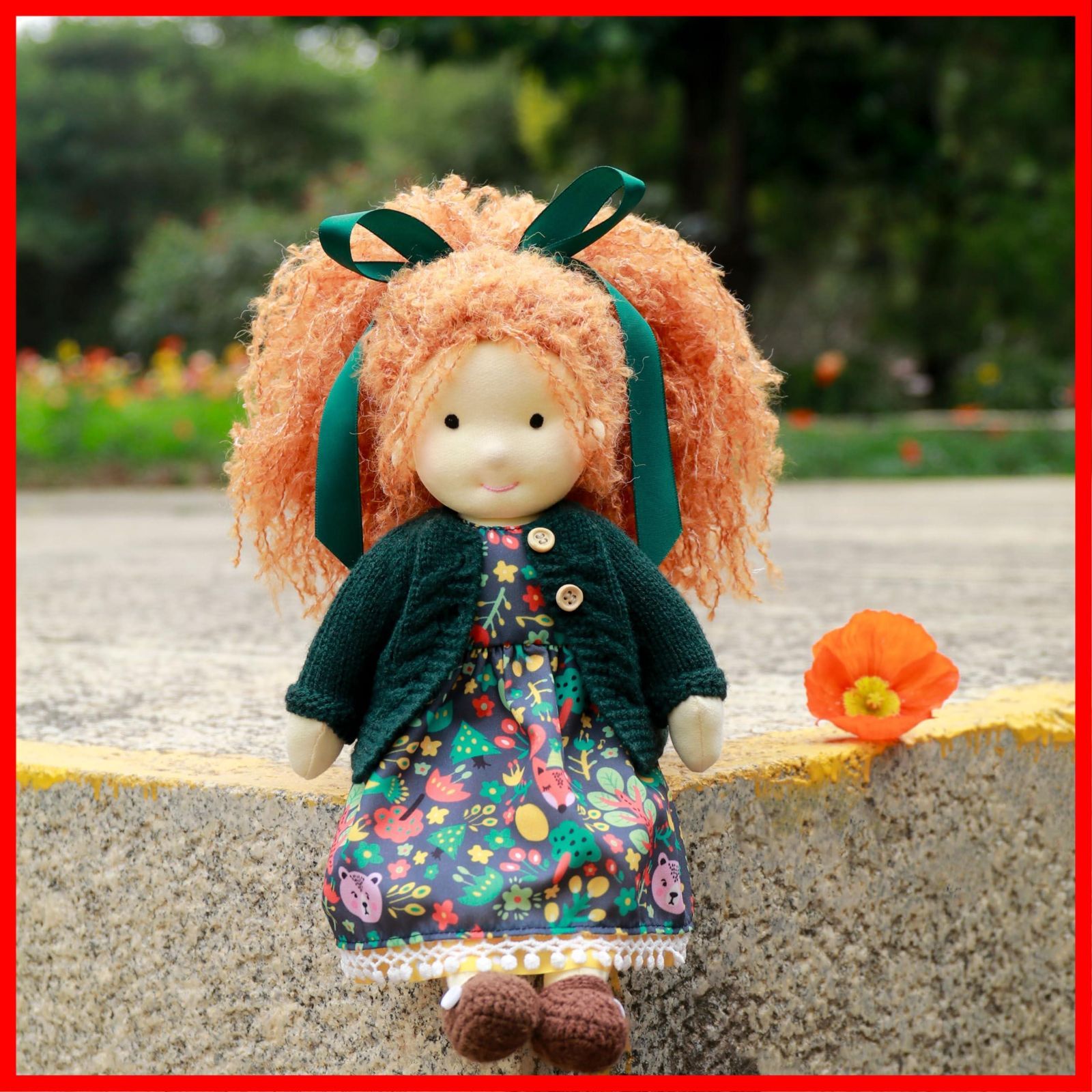 ぬいぐるみ かわいい 女の子 柔らかい 12 Hanne 子供たちに最適な人形