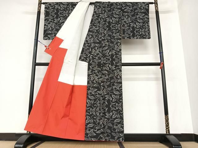 平和屋着物○本場大島紬 乱菊 正絹 逸品 未使用 CAAW7320yc