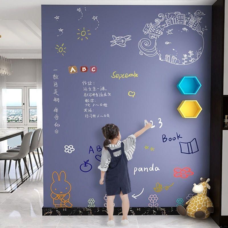 ホワイトボード 壁掛け マグネットシート 4カラー 黒板 子供 壁紙シール 貼り付け 無地薄型ボード 落書き 磁石がくっつく オフィス 学校用