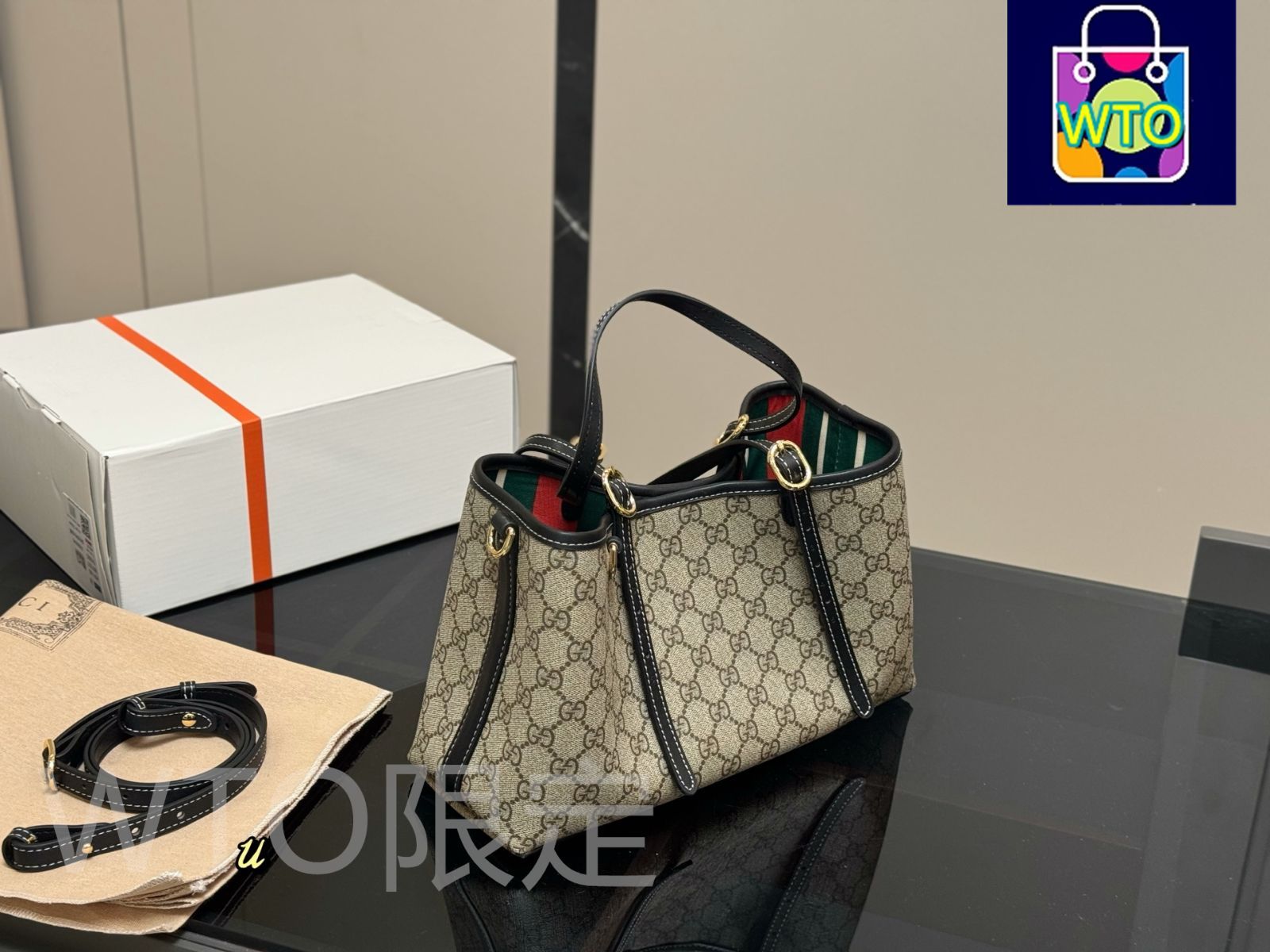 グッチ　トートバッグ 今日WTO】Gucci GG Tote Bag - ジージー トートバッグ