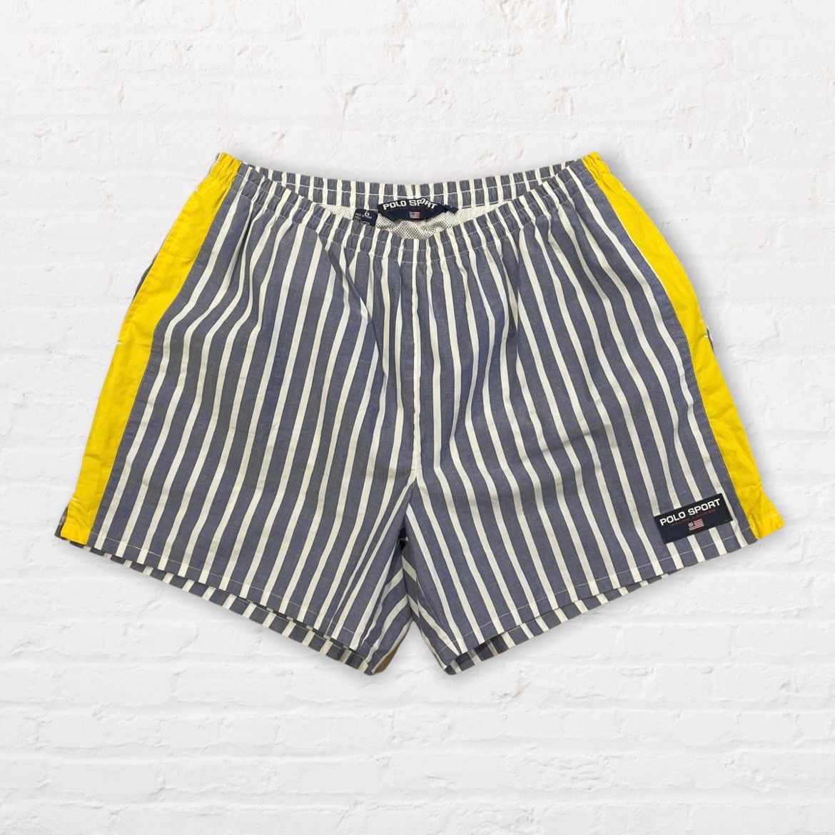 90s POLO SPORT ポロスポーツ ストライプ スイムショーツ L - メルカリ