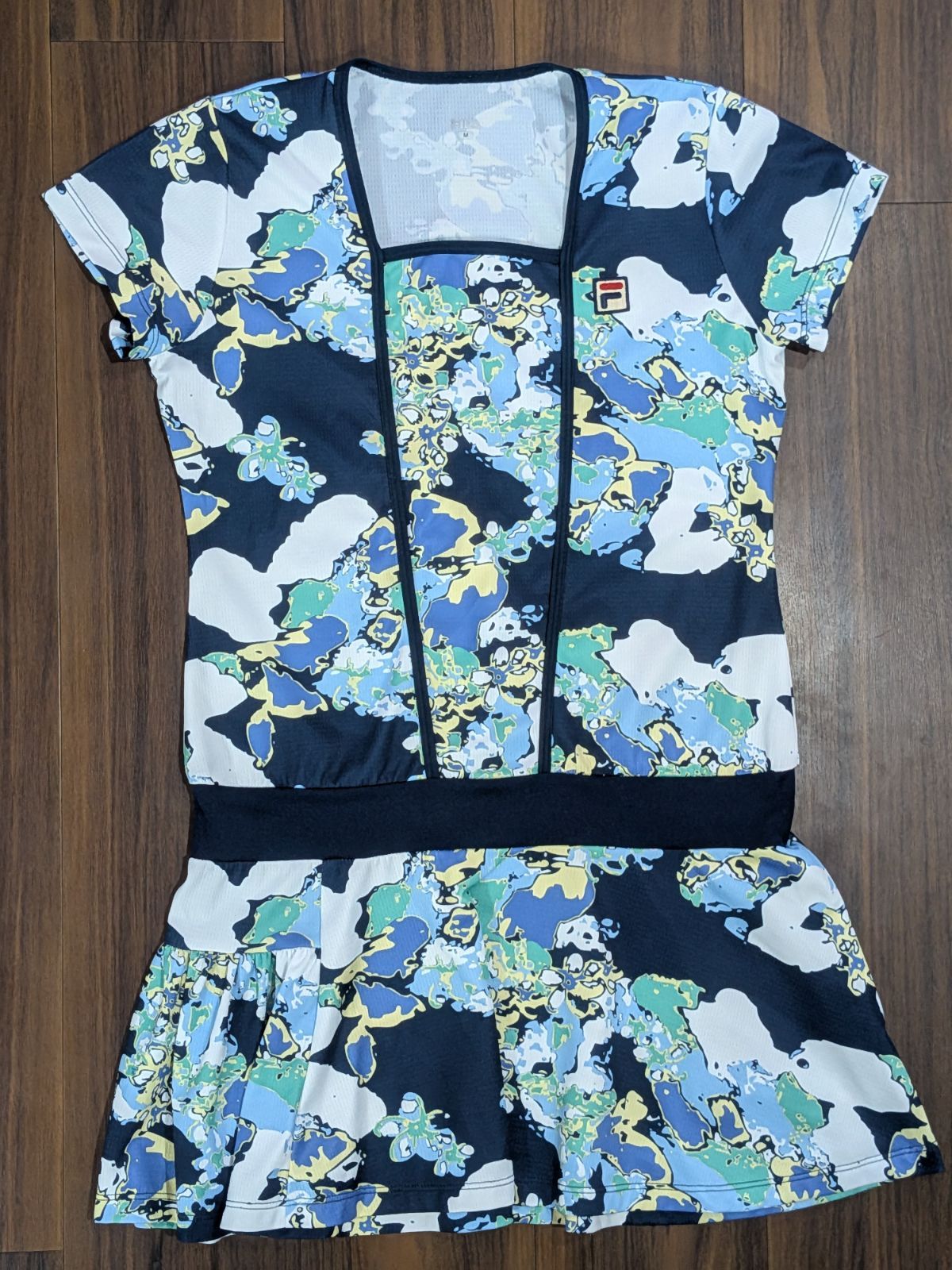 FILA フィラ テニスウェア 総柄 ワンピース M VL1371 - メルカリ