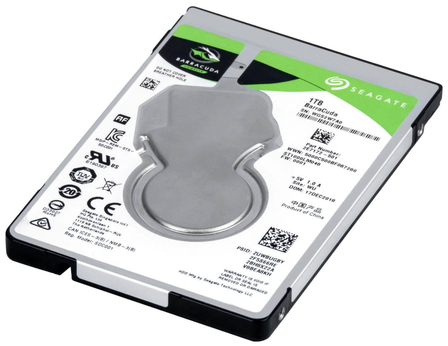 Seagate Barracuda ST1000LM048 1TB 5.4K 128MB SATA III 2.5