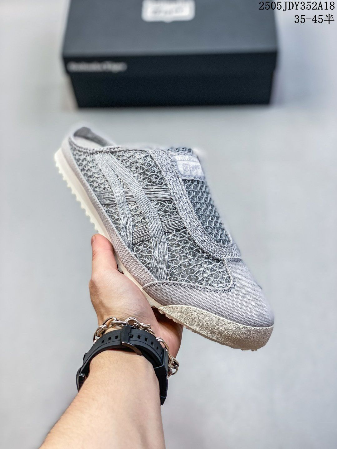 Onitsuka Tiger オニツカタイガー ミュール MEXICO 66 SABOT グレー