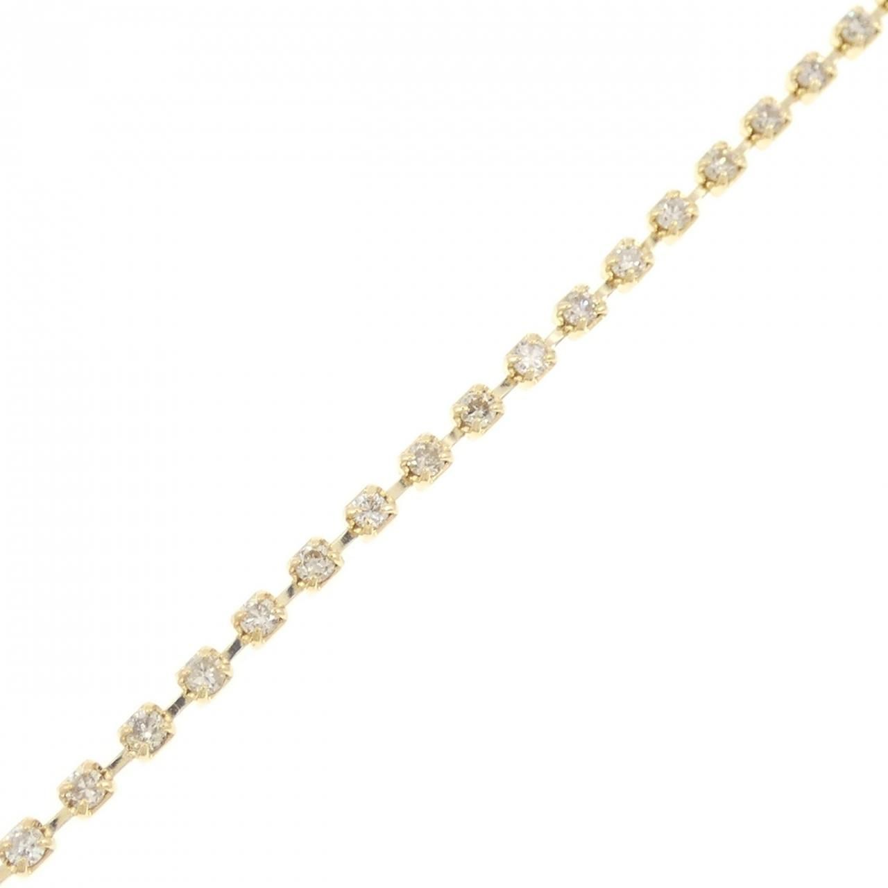 K18YG ダイヤモンド ブレスレット 1.00CT