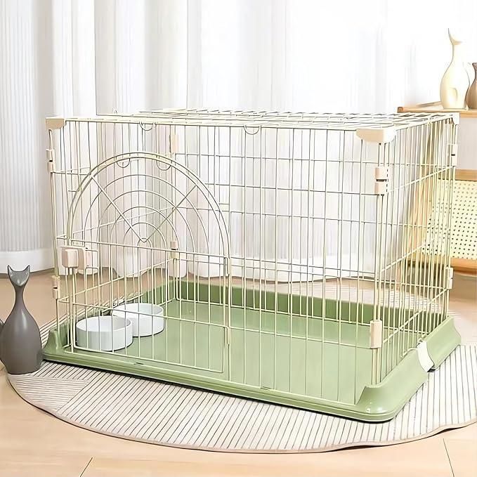 猫ケージ キャットケージ 2段 大型猫用 幅76*奥行50.5*高さ89cm 猫ケージ キャットケージ 2段 大型猫用 幅76*奥行50.5*高さ89cm