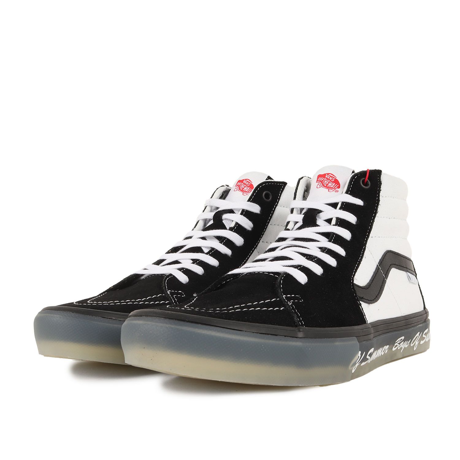 新品 VANS バンズ サイズ:29.5cm 22SS BOYS OF SUMMER SKATE SK8-HI V ボーイズ オブ サマー スケート ハイ ブラック ホワイト US11.5 ハイカット スニーカー シューズ コラボ【メンズ】