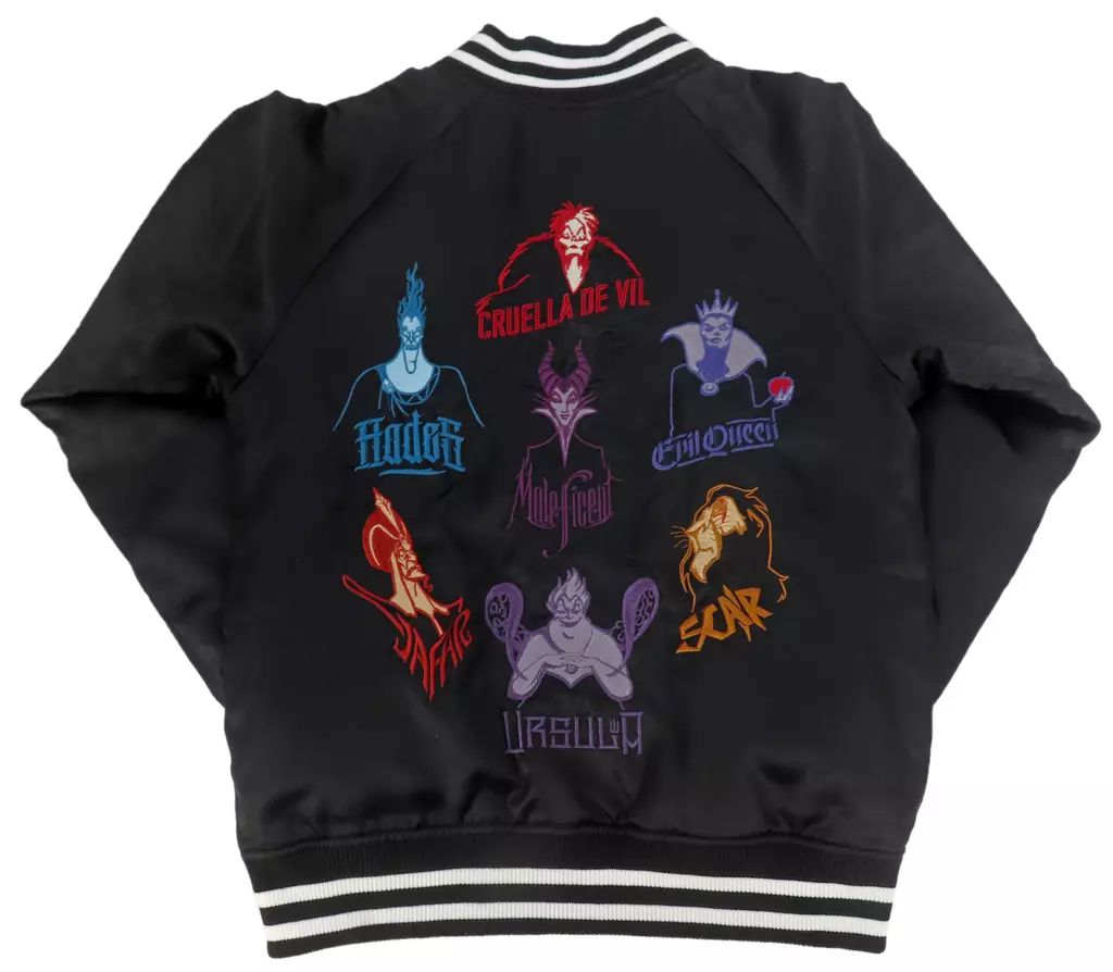 中古】アウターウェア 集合(ヴィランズ) 刺繍スカジャン ブラック S