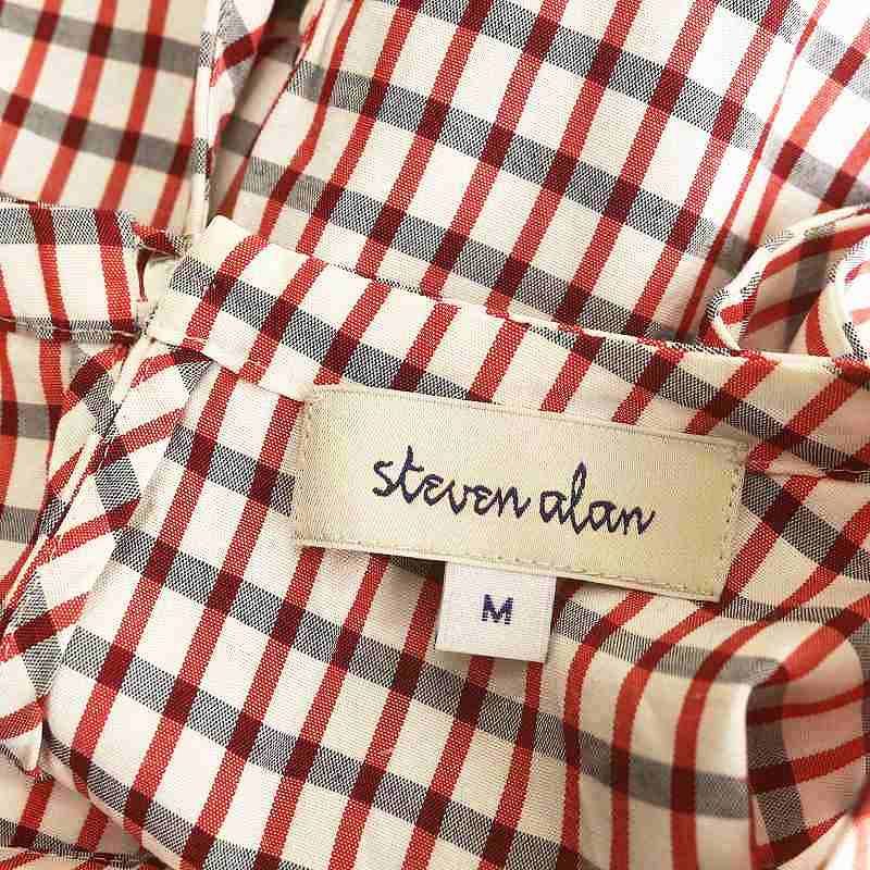 未使用【Steven Alan】ノースリーブチェック柄ワンピース スティーブンアラン Steven Alan ワンピース ノースリーブ