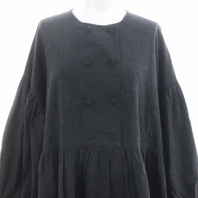 オオカミとフクロウ オオカミとハリネズミのエクリュ秋冬ワンピース  