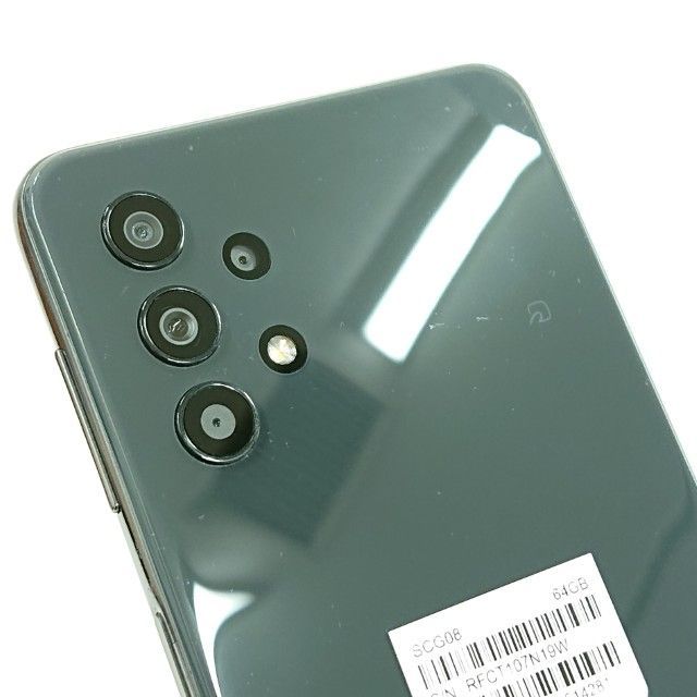 Galaxy A32 5G SCG08 au オーサムブラック 送料無料 本体 c14690