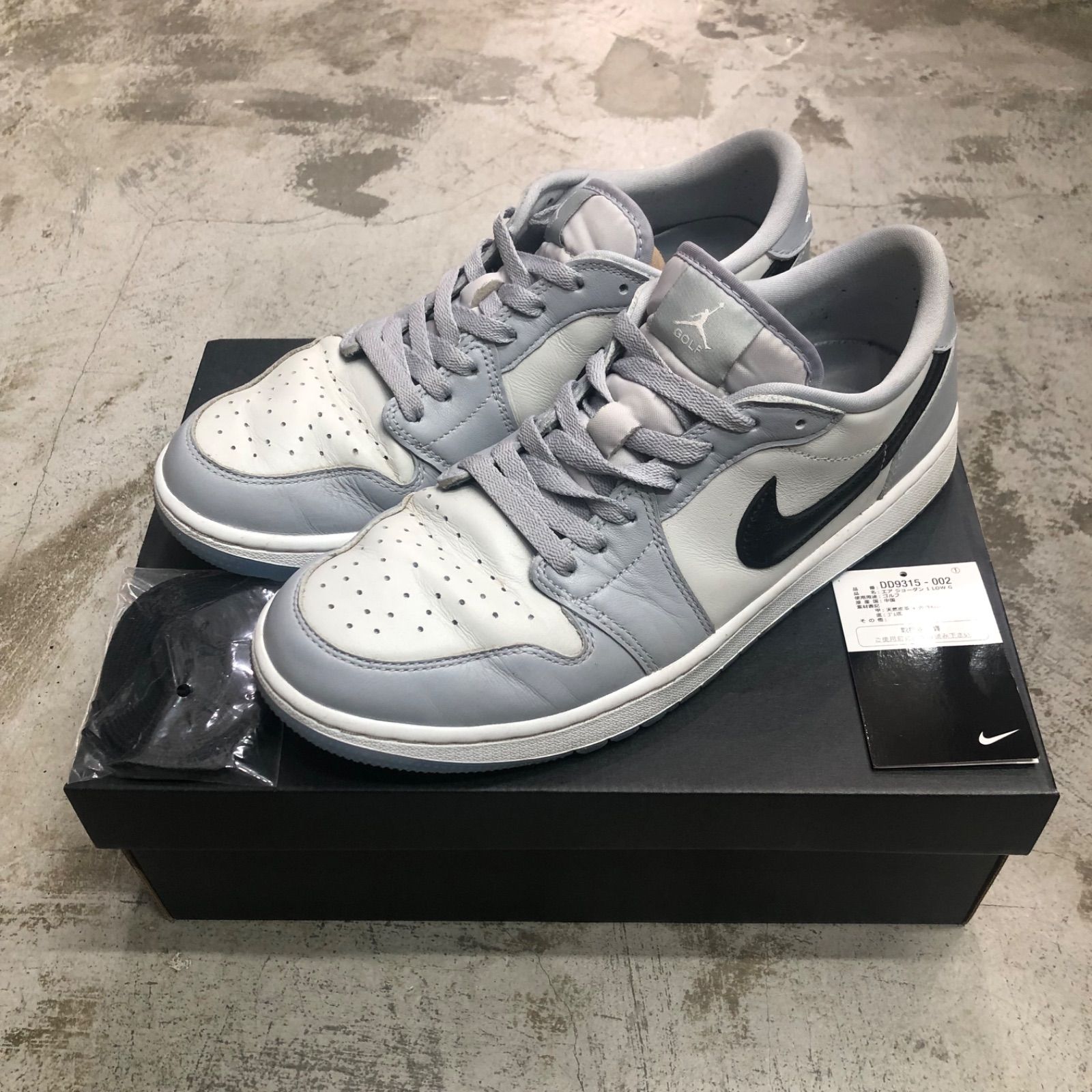 国内正規 NIKE Air Jordan 1 Low Golf Wolf Grey ジョーダン1