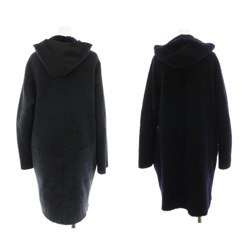 イレーヴ YLEVE リバーシブル ムートンコート ロング アウター