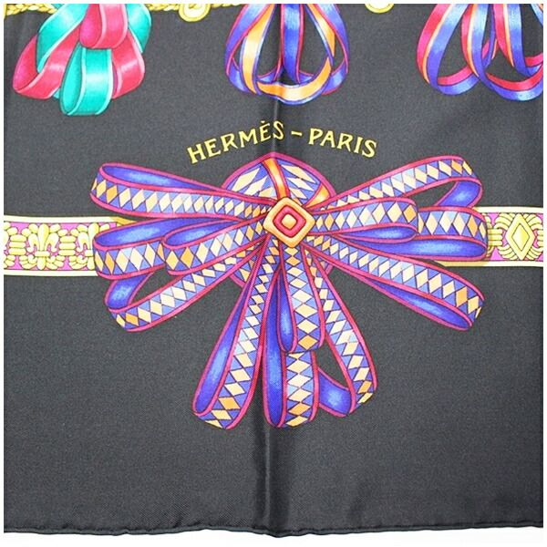 エルメス シルク スカーフ カレ90 LES RUBANS DU CHEVAL - メルカリ