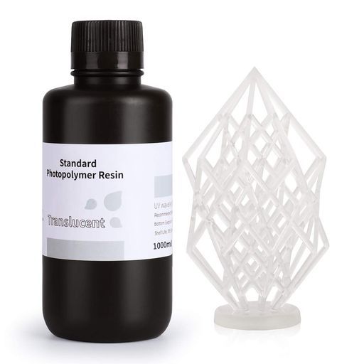 ELEGOO光造形3Dプリンター用UVレジン半透明1000g低収縮高精度光硬化可能樹脂3Dプリンタ向け Amazon.co.jp: ELEGOO 水洗い可能レジン2.0 光造形3Dプリンターレジン 1000g低収縮 高精度 高耐久性 LCD/DLP/SLA 樹脂プリンター用高速硬化フォトポリマー樹脂 395-405nm UV硬化3Dレジン ブラック : 産業・研究開発用品