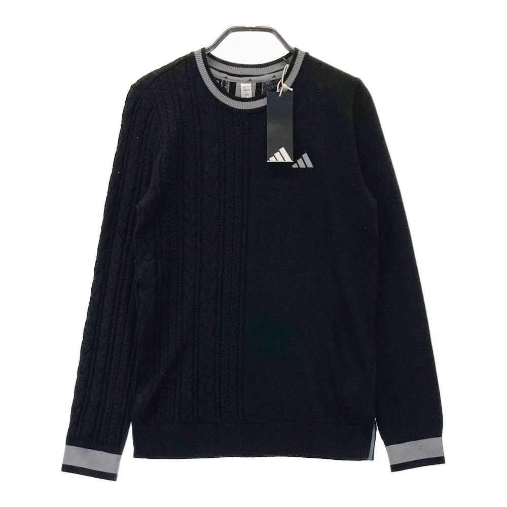サイズ S ADIDAS GOLF アディダスゴルフ 2025年 ニット セーター ブラック系 240101436098 ゴルフウェア レディース ストスト