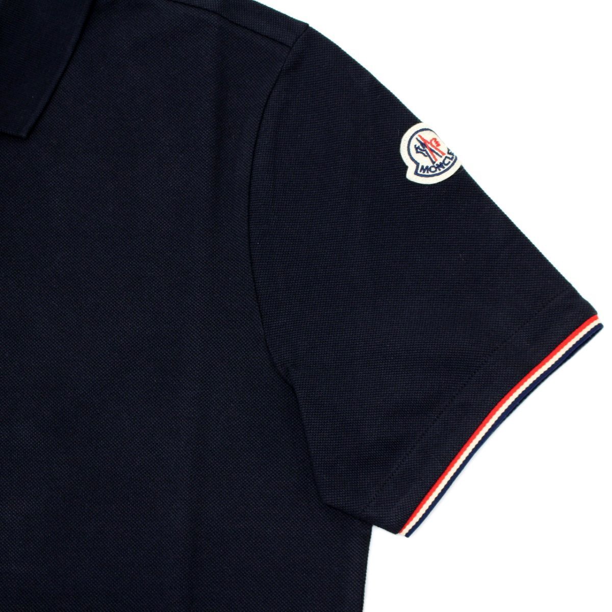 75 MONCLER モンクレール 8A73400 84556 ネイビー 半袖 ポロシャツ size S - メルカリ