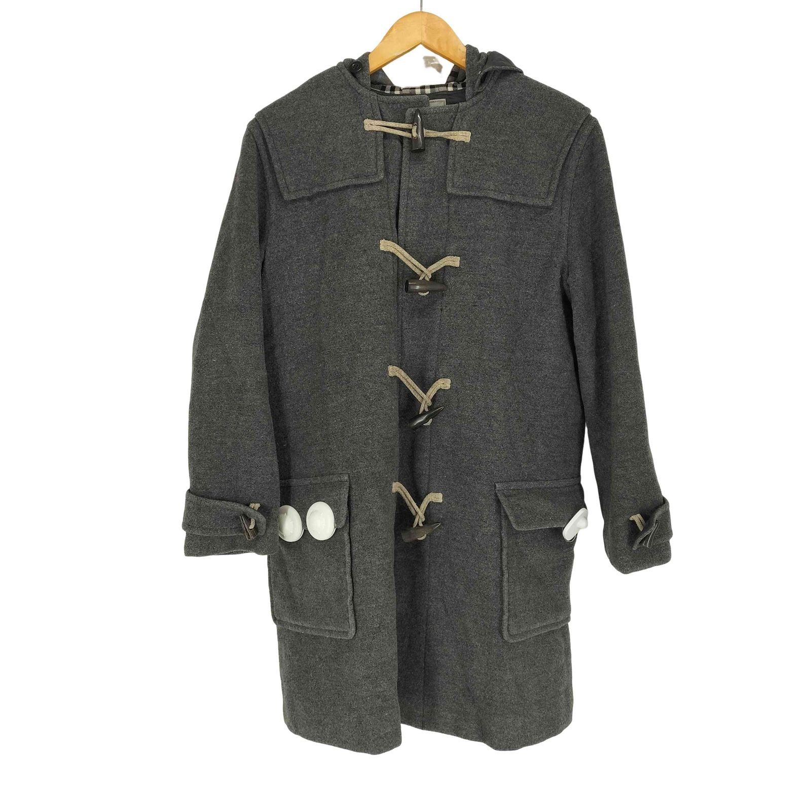 バーバリー ライナー フード付き ブルゾン M 送料無料！ バーバリー》フード＆ライナー付きブルゾン 160 バーバリーズ