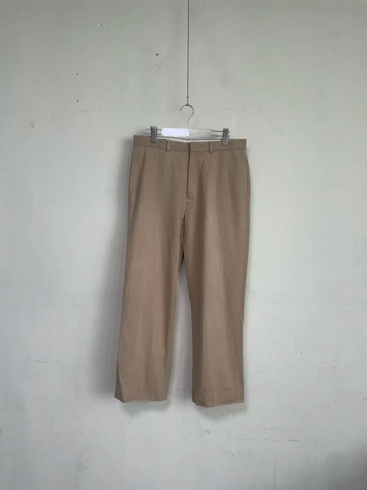 32 ポロ Ralph Lauren ラルフローレン コットン 麻 ブレンド レギュラー パンツ