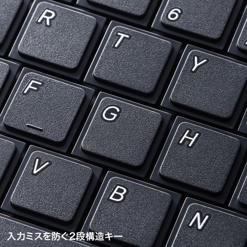 サンワサプライ 余分なキーを省いた英語配列キーボード。2.4G