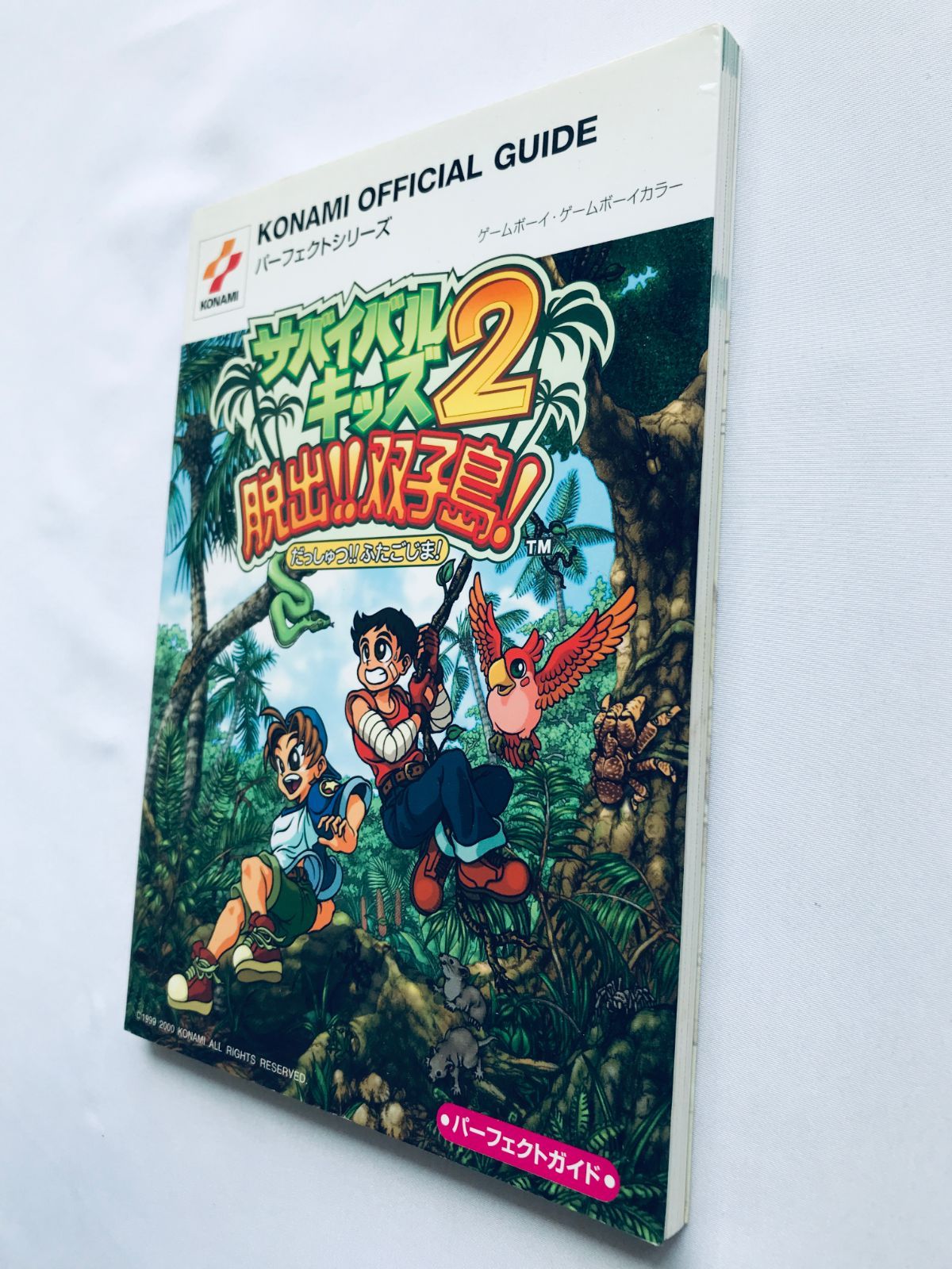 サバイバルキッズ2 脱出!!双子島! パーフェクトガイド GBC 攻略本 初版