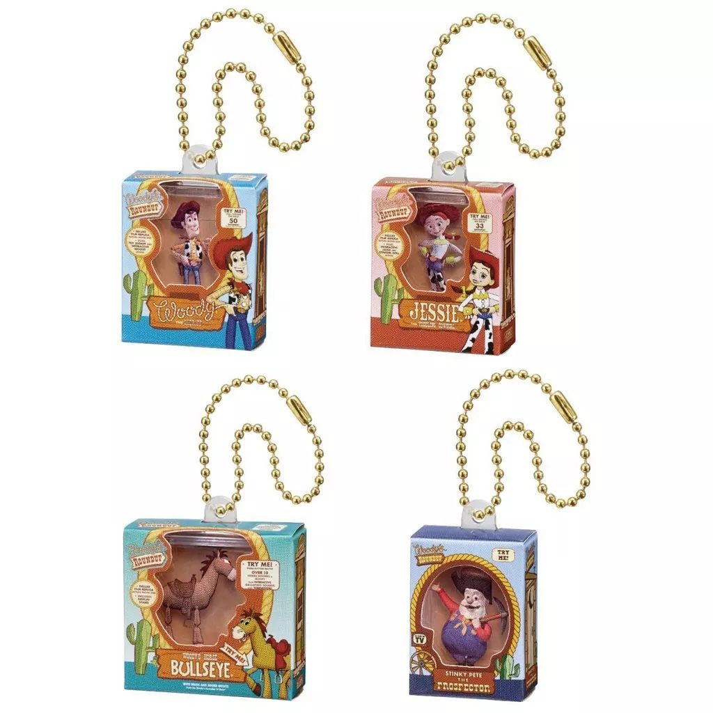 中古】キーホルダー 全4種セット 「トイ・ストーリー ミニチュア 