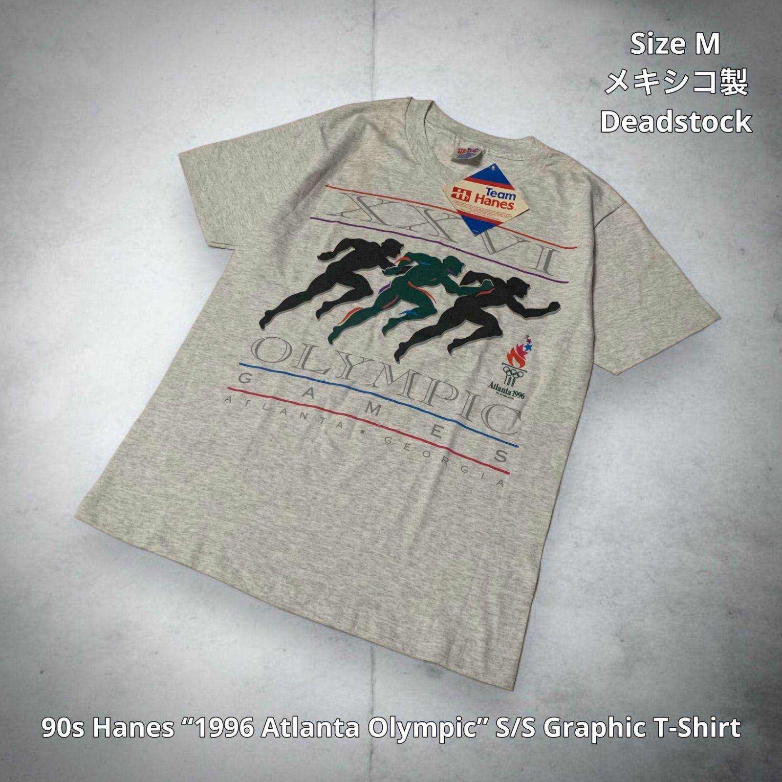 90s Hanes 1996年 アトランタオリンピック 五輪 Tシャツ G1 90s Hanes “1996 Atlanta Olympic” S/S Graphic T-Shirt