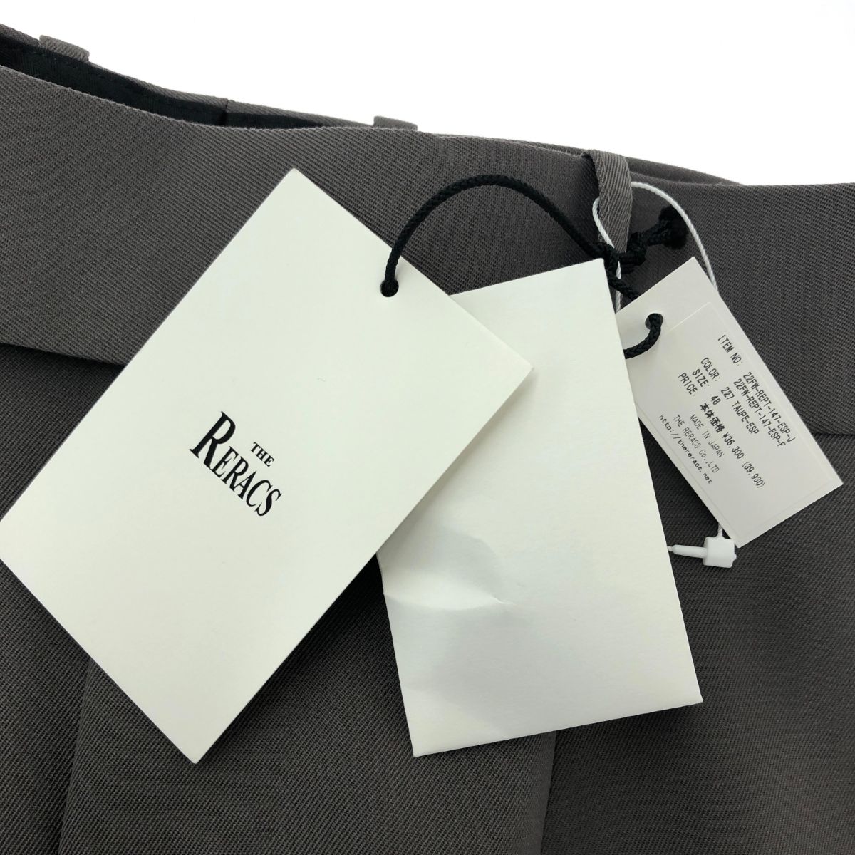 THE RERACS ザリラクス ワイドスラックス/Edition別注 サイズ:48 22FW